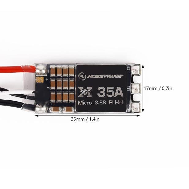XRotor Micro BLHeli 35A 3-6S ESC Electronic Speed Controller for Hobbywing